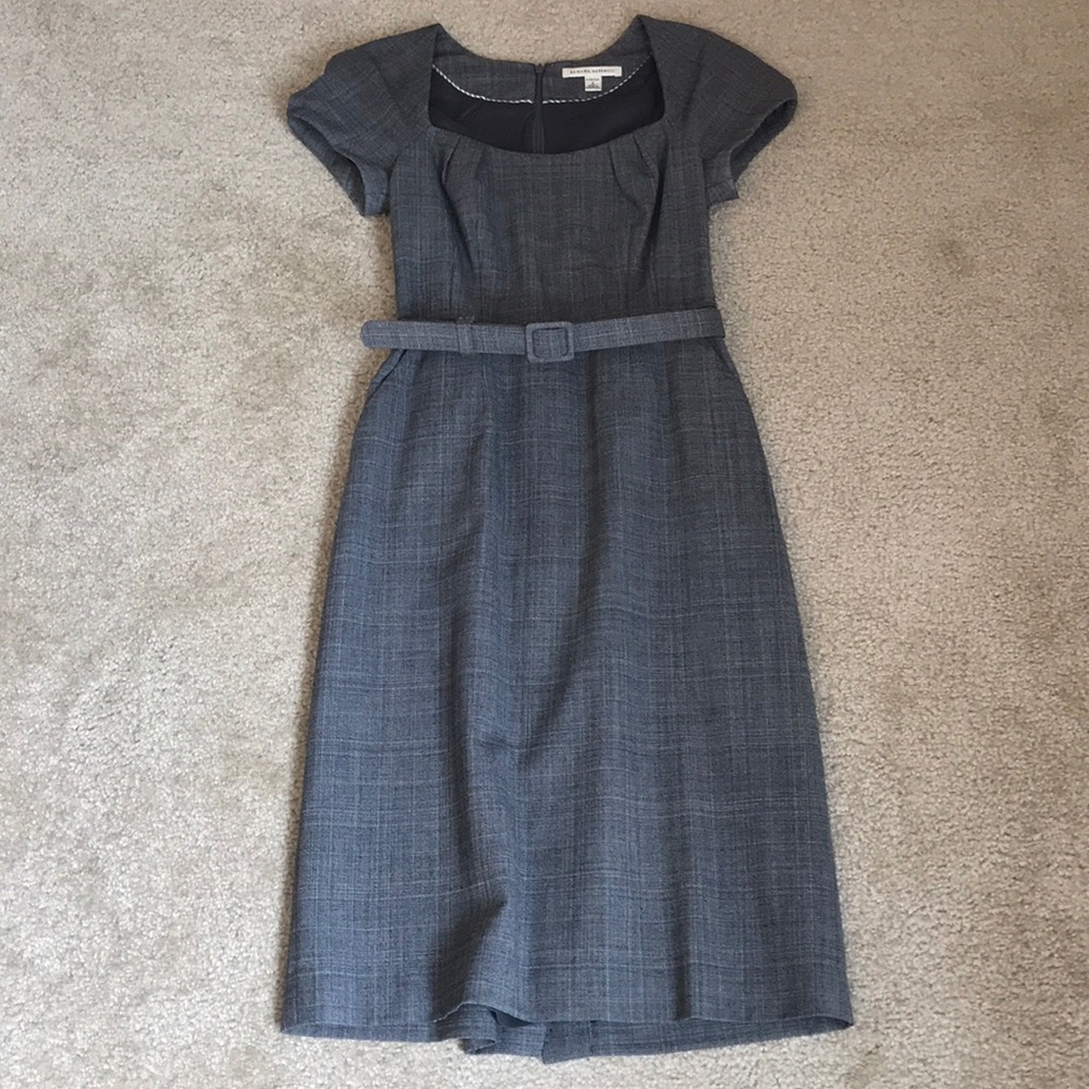 Plaid Banana Republic dress